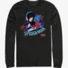 Marvel Spider-Man: Into The Spider-Verse Cracked Spider Womens Long-Sleeve T-Shirt