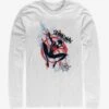 Marvel Spider-Man: Into The Spider-Verse Graffiti Spider Womens Long-Sleeve T-Shirt