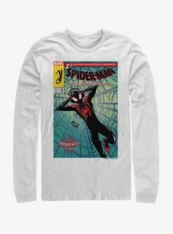 Marvel Spider-Man: Into The Spider-Verse Music Time Womens Long-Sleeve T-Shirt