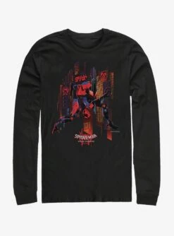 Marvel Spider-Man: Into The Spider-Verse Future Spidey Womens Long-Sleeve T-Shirt