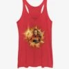 Marvel Avengers: Endgame Fire Cap Marvel Womens Tank Top