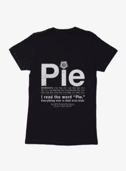 Supernatural Pie Womens T-Shirt