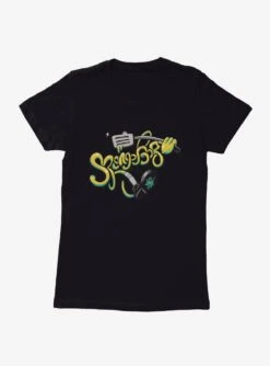 SpongeBob SquarePants Wiggle Script Spatula Womens T-Shirt