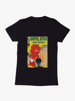 Hot Stuff The Little Devil Bowling Comic Cover Womens T-Shirt