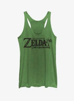 Nintendo Zelda Link's Awakening Logo Womens Tank Top