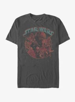 Star Wars Episode IX The Rise Of Skywalker Retro Villians T-Shirt