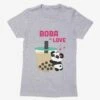 BL Creators: Hungry Rabbit Studio Pandi The Panda Boba Is Love Womens T-Shirt