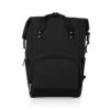 On The Go Roll-Top Black Cooler Backpack
