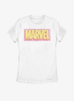 Marvel Logo Drip Womens T-Shirt