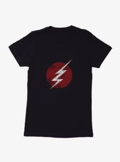 DC Comics The Flash Distressed Bolt Womens T-Shirt