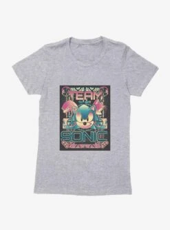 Sonic The Hedgehog Team Sonic 16-Bit Womens T-Shirt