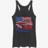 Disney Pixar Cars Lightning Flag Womens Tank Top