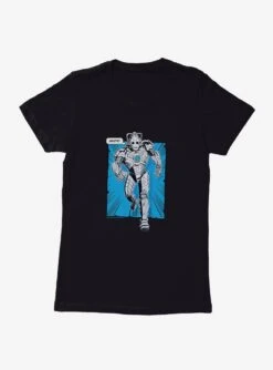 Doctor Who Cybermen Delete Action Womens T-Shirt