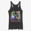 Disney Alice In Wonderland Neon Alice Womens Tank Top