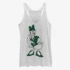 Disney Daisy Duck Pine Green Daisy Womens Tank Top