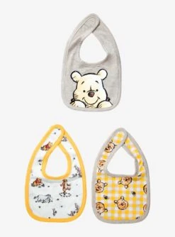 Winnie The Pooh Sketch Bib Set - BoxLunch Exclusive