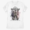 Disney Kingdom Hearts Group Japanese Text Womens T-Shirt