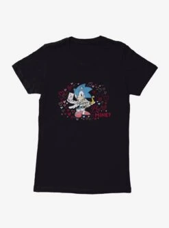 Sonic The Hedgehog Cupid Be Mine Womens T-Shirt