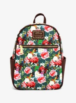 Loungefly Disney Robin Hood Characters Floral Mini Backpack - BoxLunch Exclusive