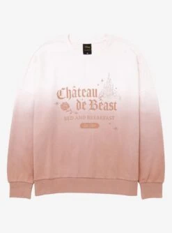 Her Universe Disney Beauty And The Beast Chateau De Beast Women's Dip-Dye Crewneck - BoxLunch Exclusive
