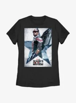 Marvel The Falcon And The Winter Soldier Falcon Poster Womens T-Shirt
