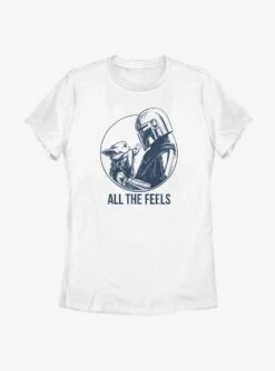 Star Wars The Mandalorian The Child All The Feels Womens T-Shirt