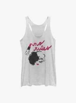 Disney Cruella No Rules Lipstick Womens Tank Top
