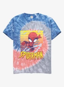 Spider-Man Sunset Youth Tie-Dye T-Shirt - BoxLunch Exclusive