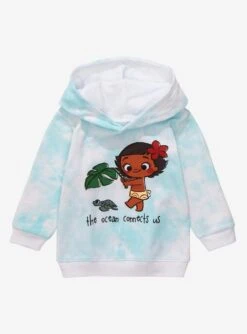 Disney Moana Ocean Connects Us Toddler Tie-Dye Hoodie - BoxLunch Exclusive