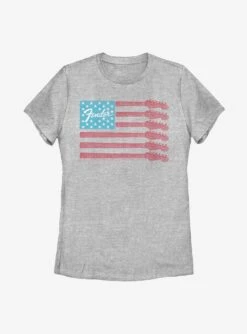 Fender Guitar Flag Womens T-Shirt