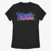 Back To The Future Lightning Logo Womens T-Shirt