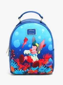 Loungefly Disney Pinocchio Underwater Mini Backpack - BoxLunch Exclusive