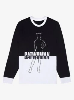 DC Comics Catwoman Contrast Panel Long Sleeve T-Shirt - BoxLunch Exclusive
