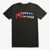 Cuban And Proud Flag Script T-Shirt