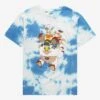 Avatar: The Last Airbender Chibi Gaang Flying Tie-Dye T-Shirt - BoxLunch Exclusive