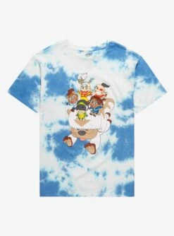 Avatar: The Last Airbender Chibi Gaang Flying Tie-Dye T-Shirt - BoxLunch Exclusive