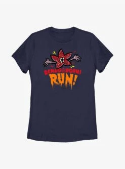 Stranger Things Run Womens T-Shirt