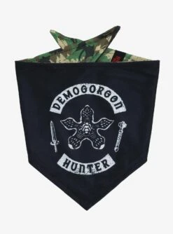 Stranger Things Demogorgon Hunter Reversible Pet Bandana - BoxLunch Exclusive
