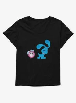 Blue's Clues Tickety Tock And Blue Playtime Womens T-Shirt Plus Size