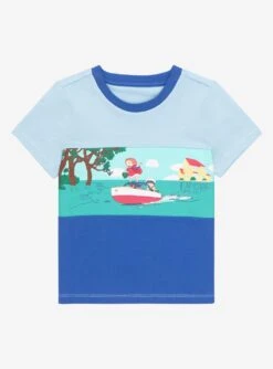 Studio Ghibli Ponyo Sosuke & Ponyo Boat Panel Toddler T-Shirt - BoxLunch Exclusive