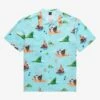 Our Universe Disney Moana Scenic Island Woven Button-Up - BoxLunch Exclusive