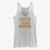 Outer Banks Distressed Type Womens Tank Top
