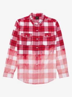 Disney Princess Mulan Portrait Dip-Dye Women’s Flannel - BoxLunch Exclusive