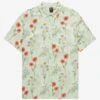 Her Universe Disney Peter Pan Tinker Bell Floral Plus Size Woven Button-Up - BoxLunch Exclusive