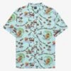 Our Universe Disney Lilo & Stitch Hawaiian Roller Coaster Ride Woven Button-Up