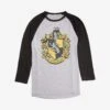 Harry Potter Hufflepuff Uniform Emblem Raglan