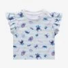 Disney Lilo & Stitch: The Series Stitch & Angel Allover Print Toddler Ruffle T-Shirt - BoxLunch Exclusive