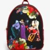 Disney Villains Group Portrait Floral Mini Backpack - BoxLunch Exclusive