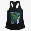 Jurassic World: Camp Cretaceous Isla Nublar Map Womens Tank Top