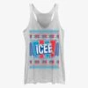 Icee Fair Isle Pattern Womens Tank Top